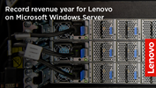 Record revenue year for Lenovo on Microsoft Windows Server!